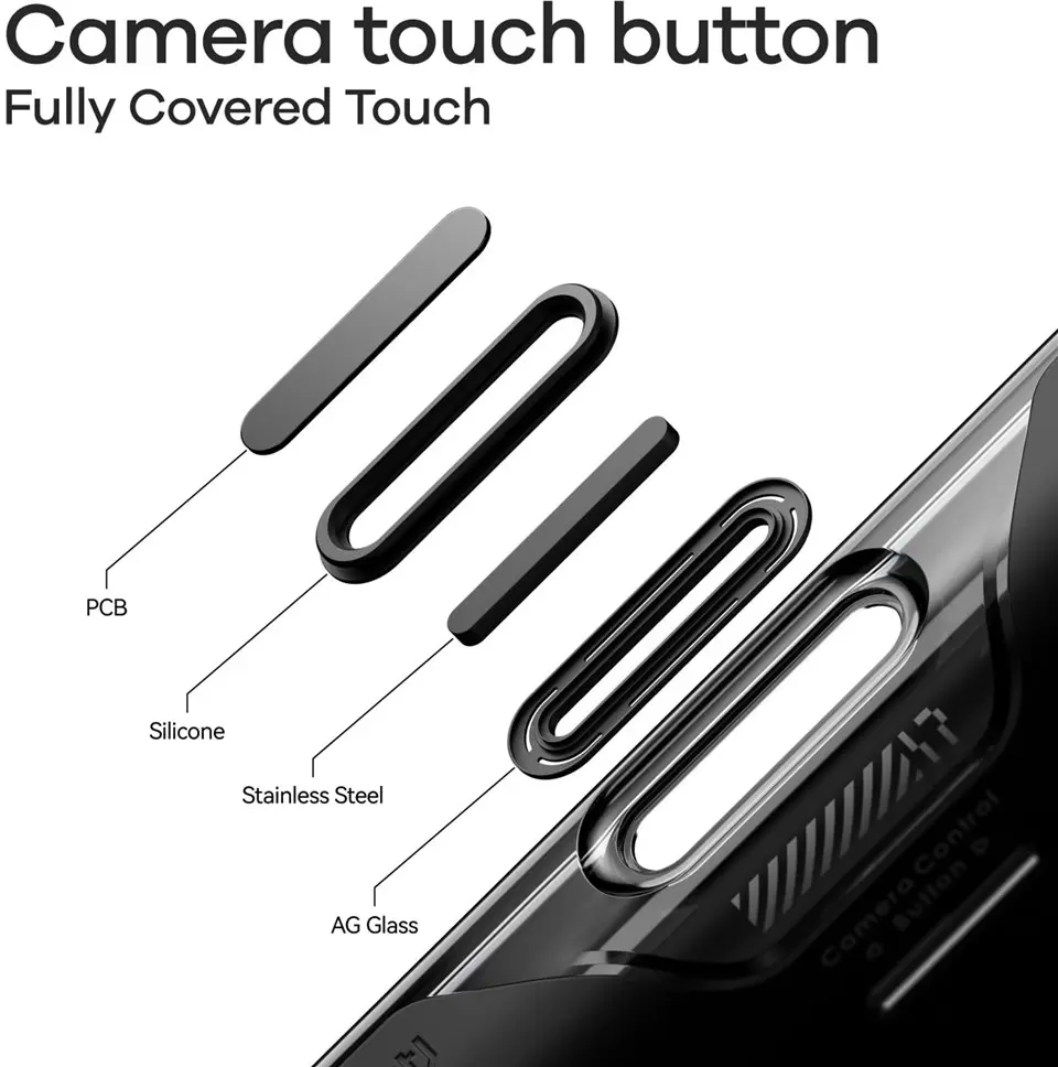 AULUMU Shockproof Apple iPhone 17 Pro Max Hoesje MagSafe TPU Back Cover Zwart afbeelding 7