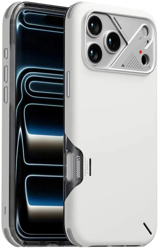 AULUMU Shockproof Apple iPhone 17 Pro Hoesje MagSafe TPU Back Cover Wit afbeelding 1