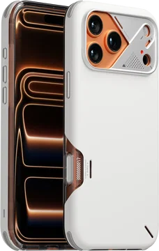 AULUMU Shockproof Apple iPhone 17 Pro Max Hoesje MagSafe TPU Back Cover Wit