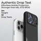 AULUMU Shockproof Apple iPhone 17 Pro Max Hoesje MagSafe TPU Back Cover Wit afbeelding 3
