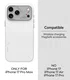AULUMU Vegan Leather Apple iPhone 17 Pro Max Hoesje MagSafe Zwart afbeelding 7