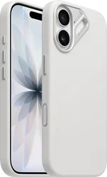 AULUMU Vegan Leather Apple iPhone 17 Hoesje MagSafe Wit afbeelding
