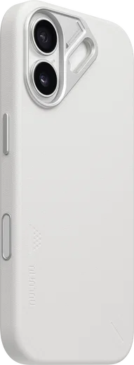 AULUMU Vegan Leather Apple iPhone 17 Hoesje MagSafe Wit afbeelding 2