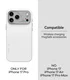 AULUMU Vegan Leather Apple iPhone 17 Pro Hoesje MagSafe Wit afbeelding 7