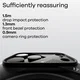 AULUMU Apple iPhone 17 Pro Hoesje MagSafe Back Cover Transparant Grijs afbeelding 4