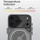 AULUMU Apple iPhone 17 Pro Hoesje MagSafe Back Cover Transparant Wit afbeelding 3