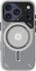 AULUMU Apple iPhone 17 Pro Hoesje MagSafe Back Cover Transparant Wit afbeelding 2