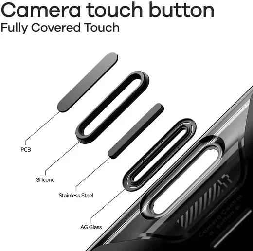 AULUMU Apple iPhone 17 Pro Max Hoesje MagSafe Back Cover Transparant Wit afbeelding 6