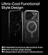 AULUMU Apple iPhone 17 Pro Max Hoesje MagSafe Back Cover Transparant Wit afbeelding 6