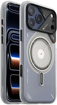 AULUMU Apple iPhone 17 Pro Max Hoesje MagSafe Back Cover Transparant Wit