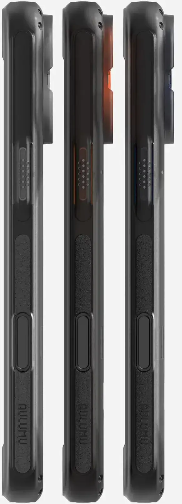 AULUMU Rugged iPhone 17 Pro Schokbestendig MagSafe Transparant Zwart afbeelding 6