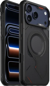 AULUMU Rugged iPhone 17 Pro Schokbestendig MagSafe Transparant Zwart