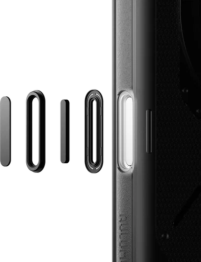 AULUMU Rugged iPhone 17 Pro Schokbestendig MagSafe Transparant Zwart afbeelding 8