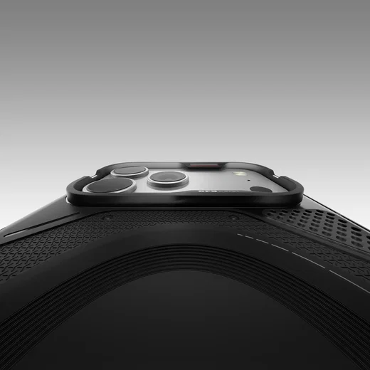 AULUMU Rugged iPhone 17 Pro Schokbestendig MagSafe Transparant Zwart afbeelding 7