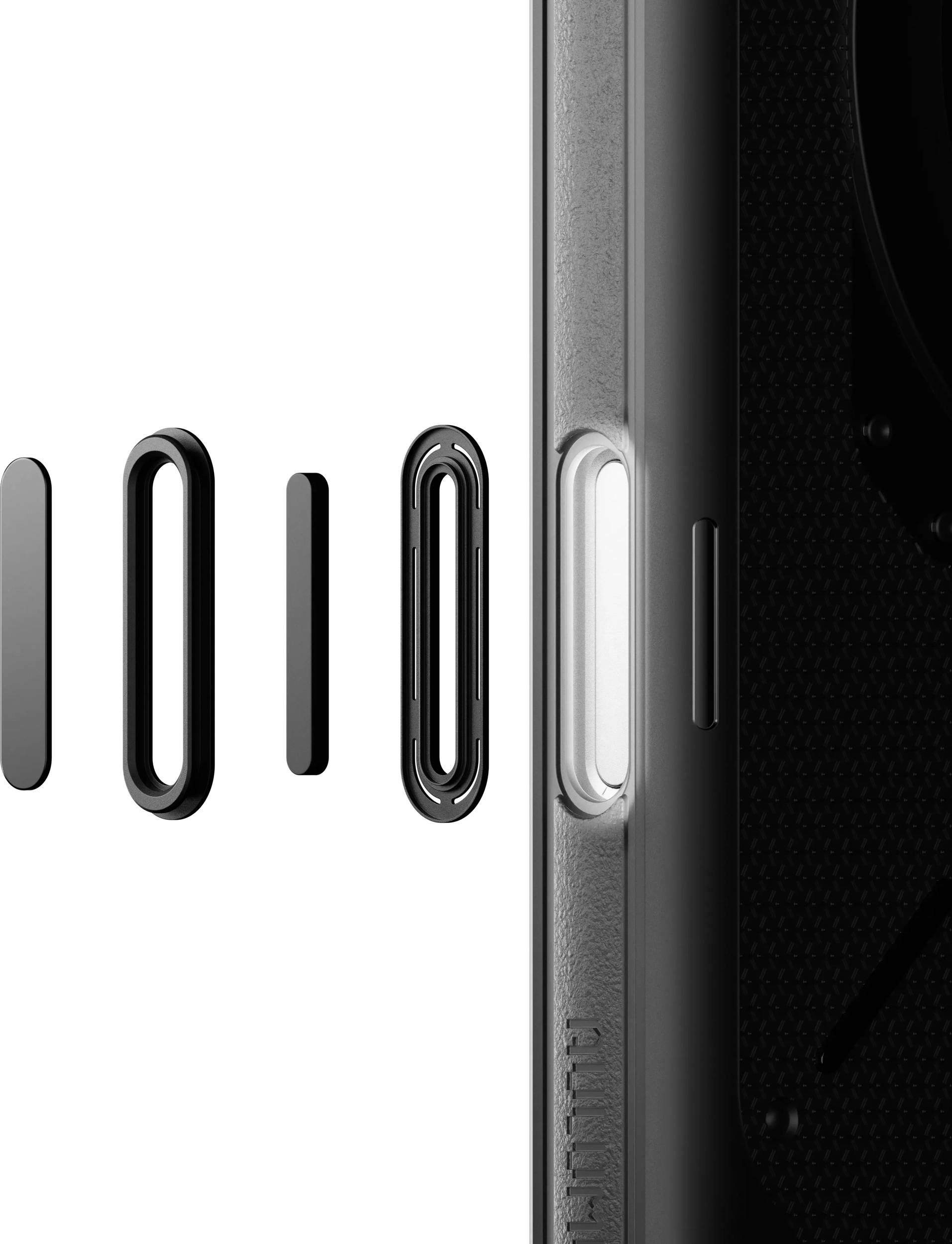 AULUMU Rugged iPhone 17 Pro Max Schokbestendig MagSafe Transparant Zwart afbeelding 8