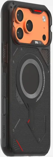 AULUMU Rugged iPhone 17 Pro Max Schokbestendig MagSafe Transparant Zwart afbeelding 2