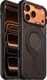 AULUMU Rugged iPhone 17 Pro Max Schokbestendig MagSafe Transparant Zwart afbeelding 1