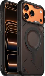 AULUMU Rugged iPhone 17 Pro Max Schokbestendig MagSafe Transparant Zwart afbeelding