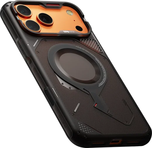 AULUMU Rugged iPhone 17 Pro Max Schokbestendig MagSafe Transparant Zwart afbeelding 5