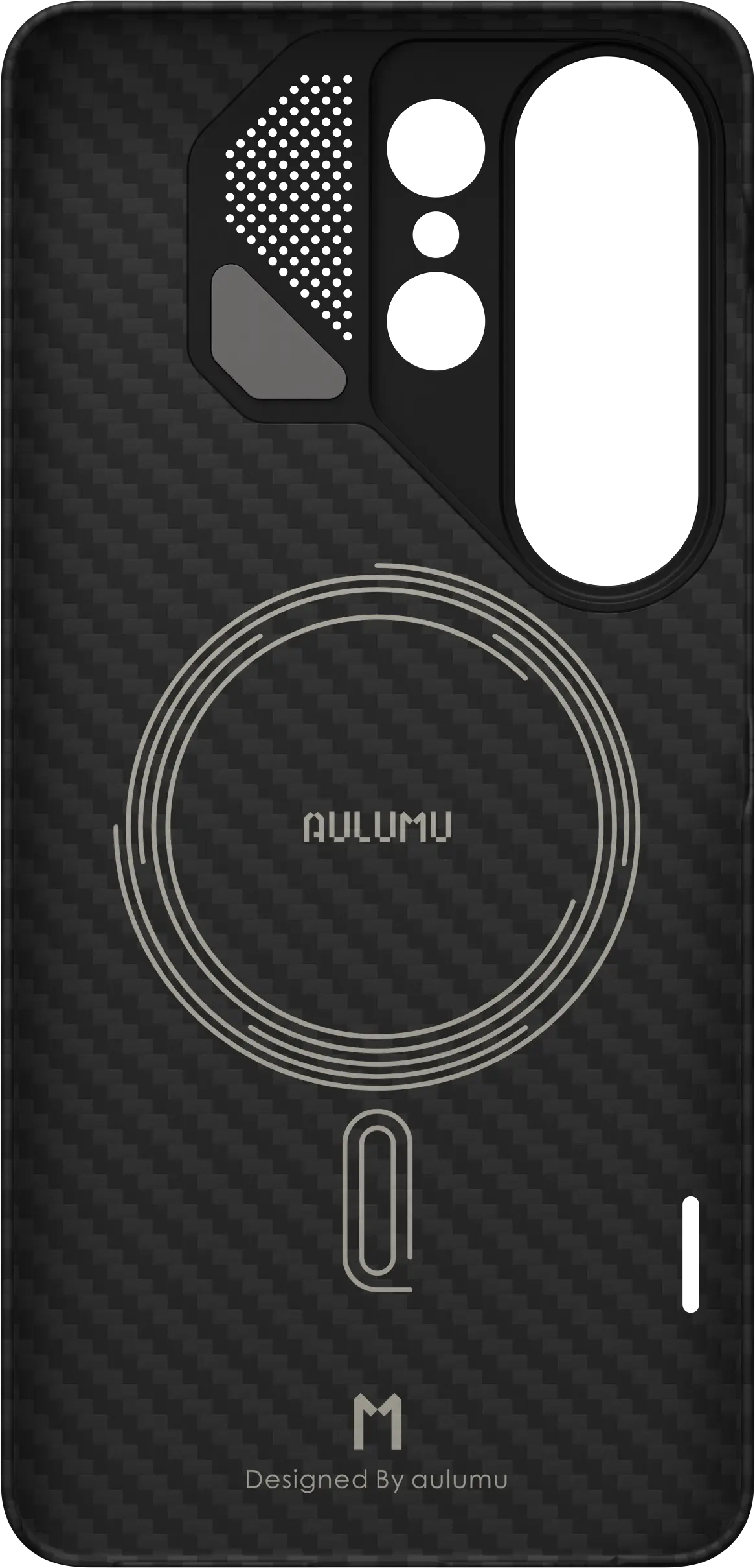 AULUMU Ultra-Slim Samsung Galaxy S26 Ultra Hoesje Aramid Fiber MagSafe Zwart afbeelding 10