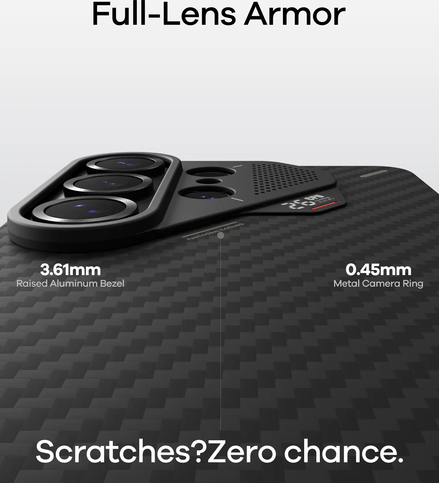 AULUMU Ultra-Slim Samsung Galaxy S26 Ultra Hoesje Aramid Fiber MagSafe Zwart afbeelding 9