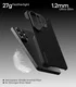 AULUMU Ultra-Slim Samsung Galaxy S26 Ultra Hoesje Aramid Fiber MagSafe Zwart afbeelding 5