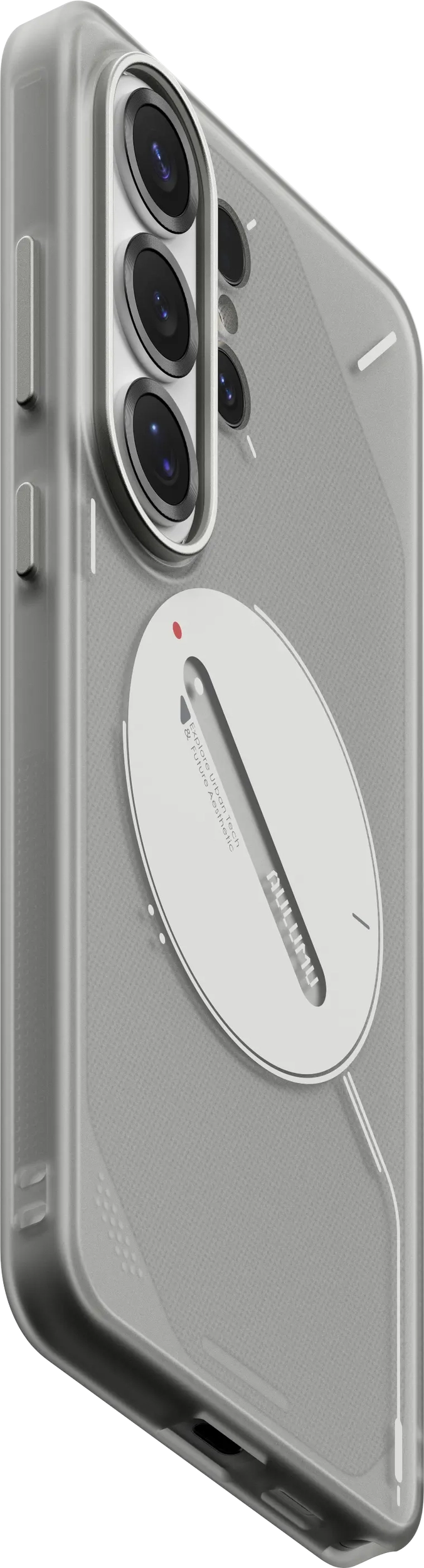 AULUMU Frosted Sansung Galaxy S26 Ultra Hoesje MagSafe Grijs afbeelding 6