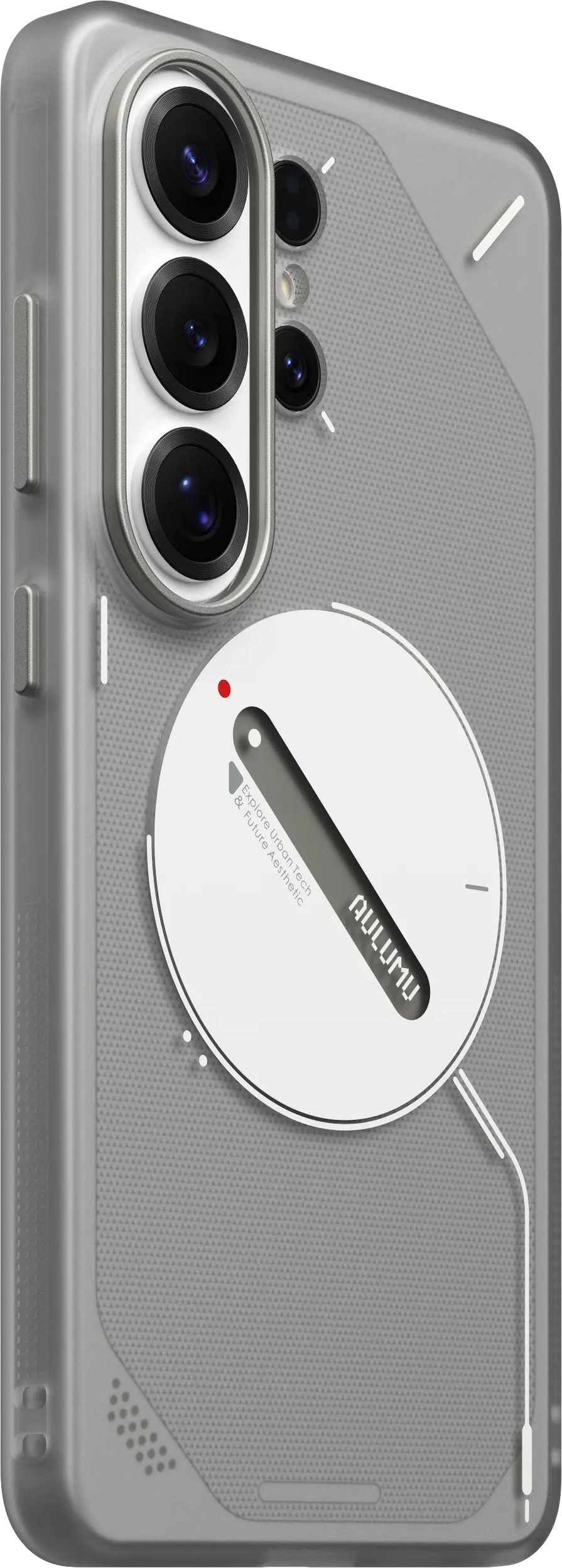 AULUMU Frosted Sansung Galaxy S26 Ultra Hoesje MagSafe Grijs afbeelding 2