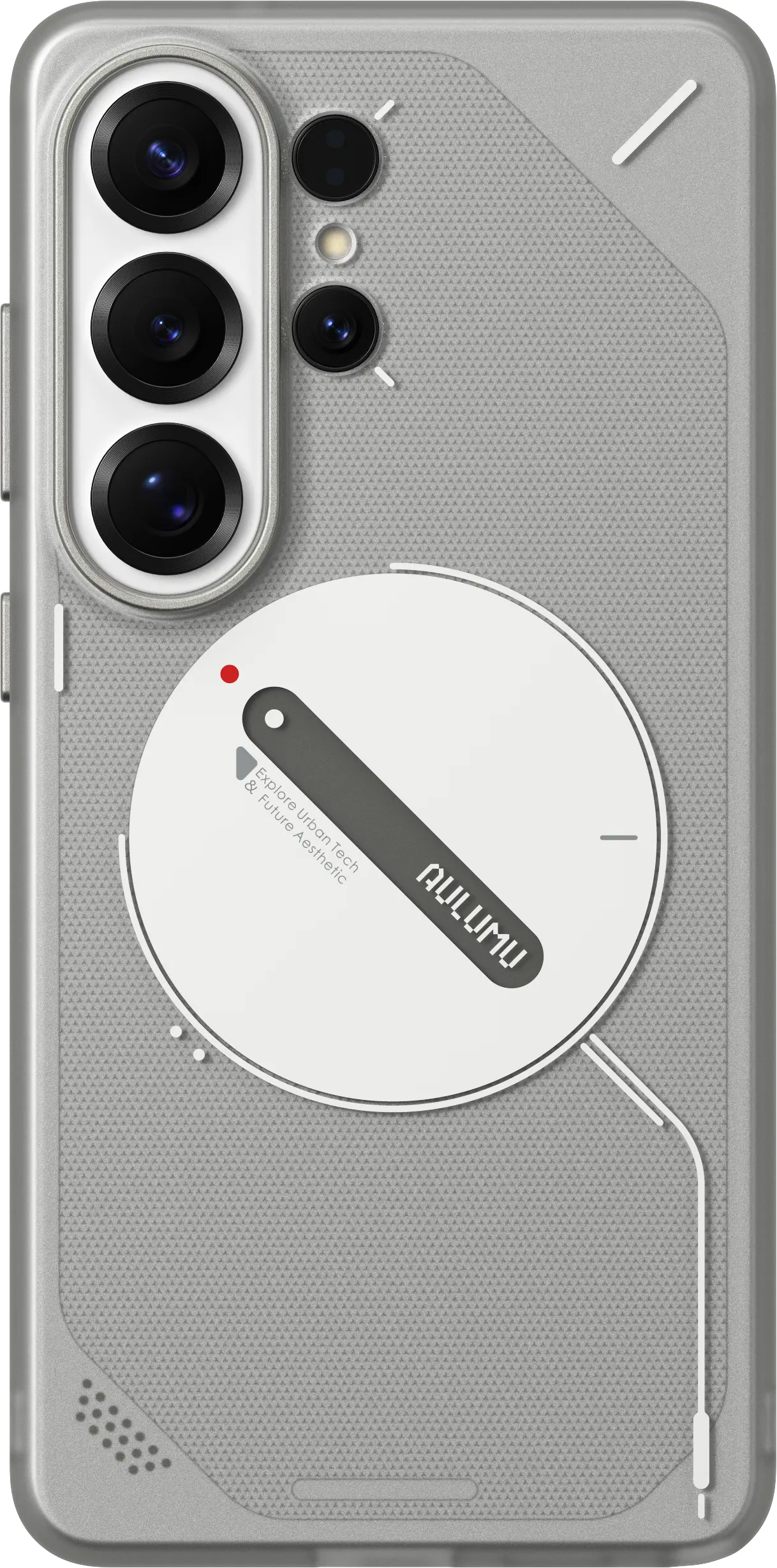 AULUMU Frosted Sansung Galaxy S26 Ultra Hoesje MagSafe Grijs afbeelding 4