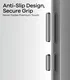 AULUMU Frosted Sansung Galaxy S26 Ultra Hoesje MagSafe Grijs afbeelding 7