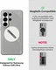 AULUMU Frosted Sansung Galaxy S26 Ultra Hoesje MagSafe Grijs afbeelding 11