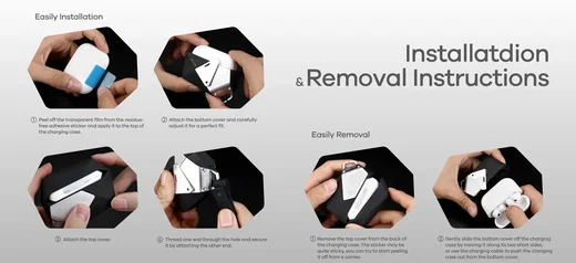 AULUMU Apple AirPods Pro 3 Hoesje met Sluiting en Koord Grijs afbeelding 9