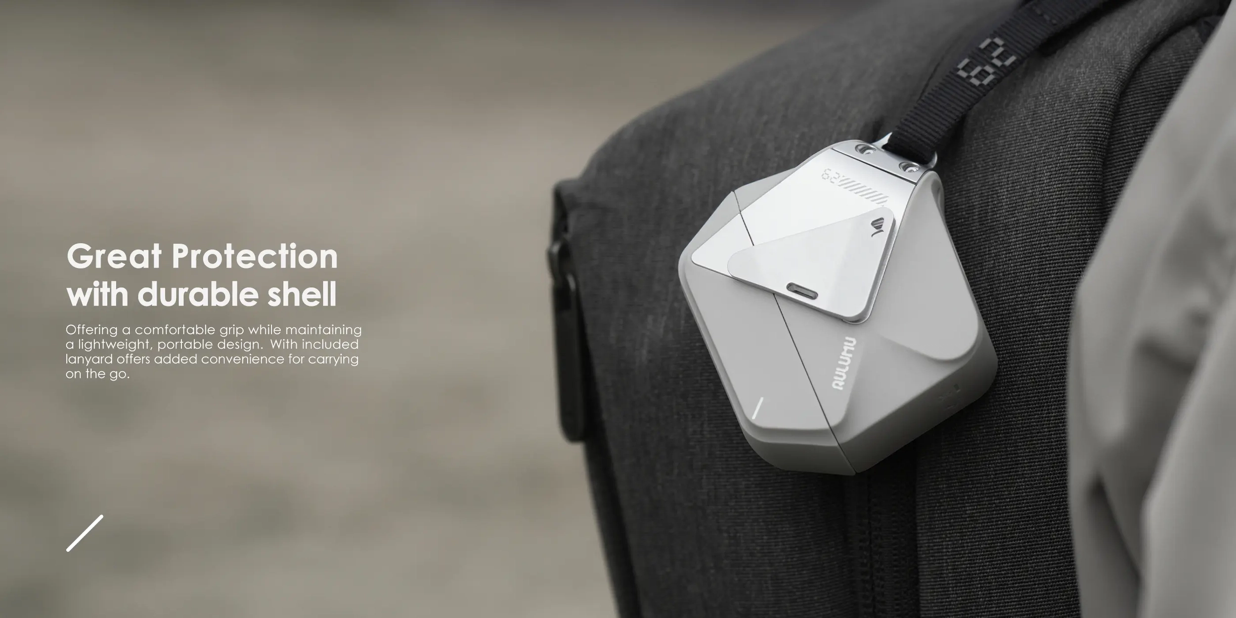 AULUMU Apple AirPods 4 Hoesje Schokbestendig met Koord Zwart afbeelding 9