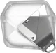 AULUMU Apple AirPods 4 Hoesje Schokbestendig met Koord Transparant Wit afbeelding 2