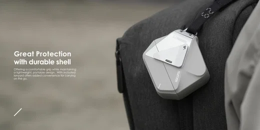 AULUMU Apple AirPods 4 Hoesje Schokbestendig met Koord Grijs afbeelding 9