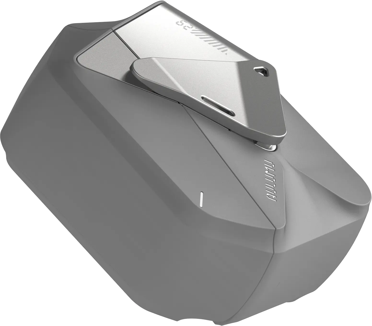 AULUMU Apple AirPods 4 Hoesje Schokbestendig met Koord Grijs afbeelding 4