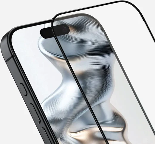 AULUMU Crystal Clear Apple iPhone 16 Pro Max Tempered Glass Screenprotector afbeelding 7