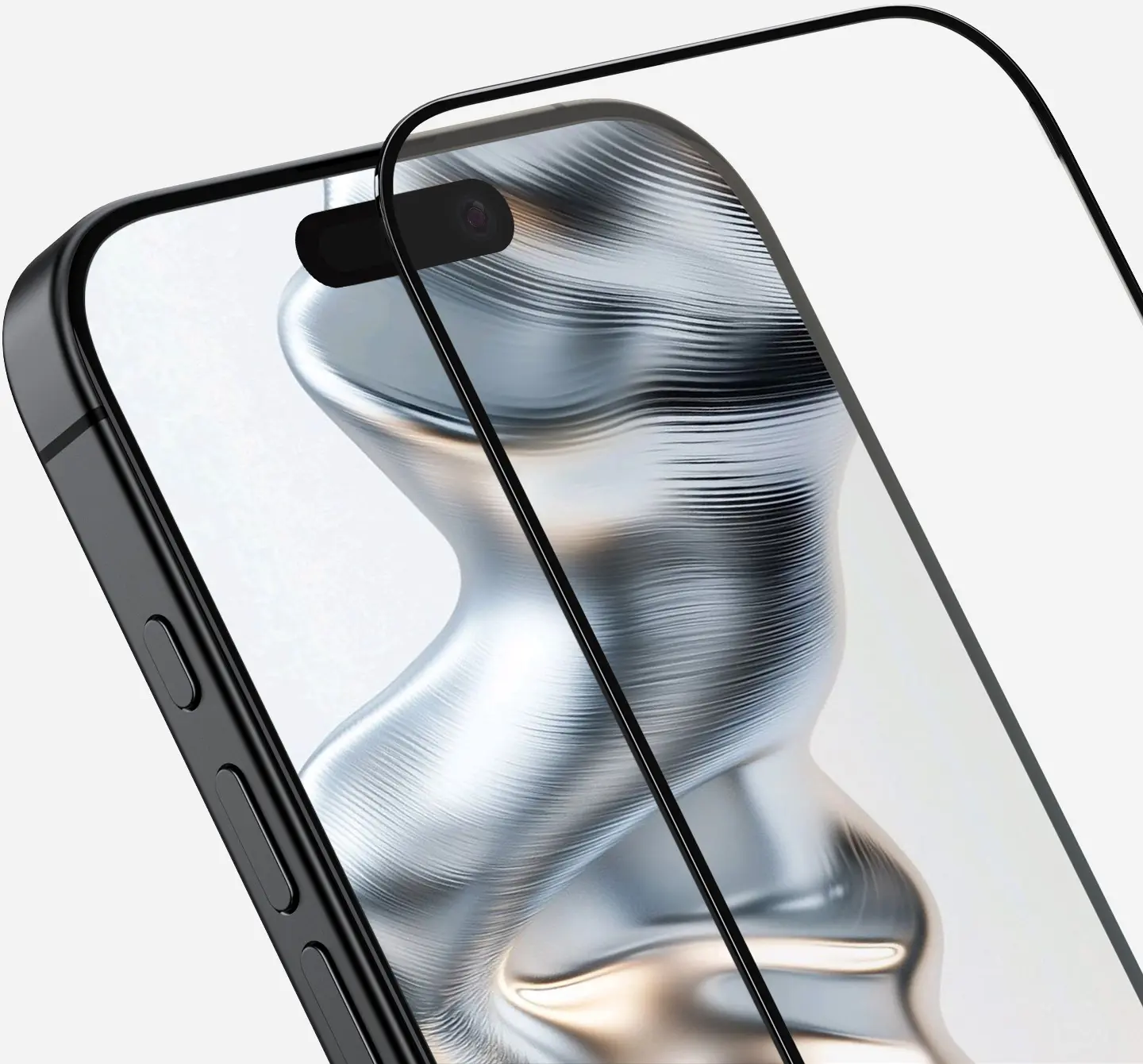 AULUMU Crystal Clear Apple iPhone 17 Pro Max Tempered Glass Screenprotector afbeelding 7
