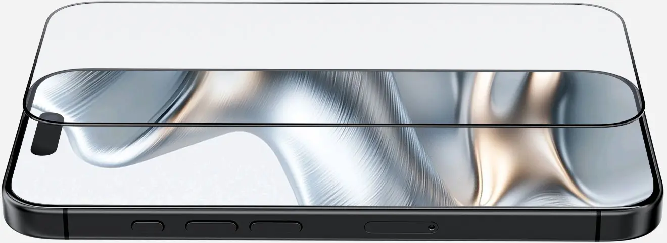 AULUMU Crystal Clear Apple iPhone 17 Pro Max Tempered Glass Screenprotector afbeelding 8