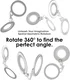 AULUMU G09 Infinite 360 MagSafe Standaard met 3-Assige 360° Rotatie Zwart afbeelding 8