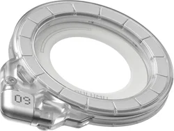 AULUMU G09 Ghost 360 MagSafe Standaard met 3-Assige 360° Rotatie Clear Wit afbeelding