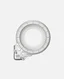 AULUMU G09 Ghost 360 MagSafe Standaard met 3-Assige 360° Rotatie Clear Wit afbeelding 2