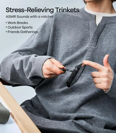 Aulumu G05 Pro MagSafe Ring met Standaard en Multitool Zwart afbeelding 6