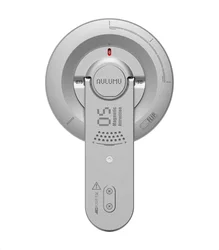 Aulumu G05 Air MagSafe Ring met Standaard en Stanleymes Zilver afbeelding