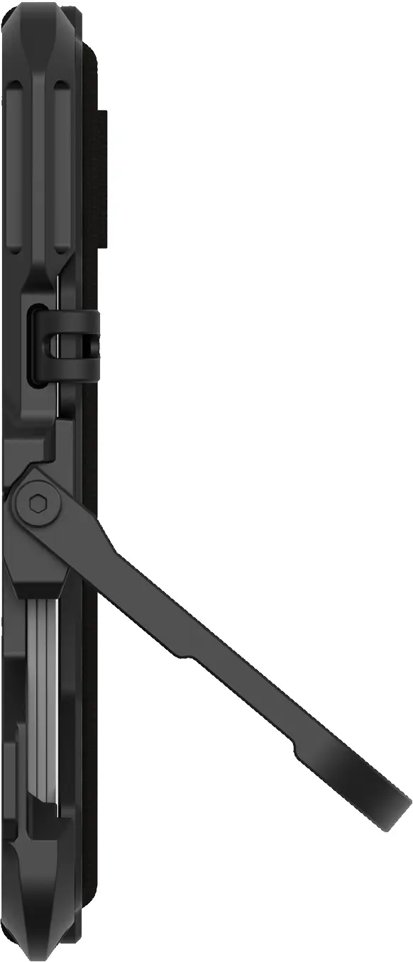 AULUMU G03 MagSafe Wallet met AirTag houder en Standaard Carbon Fiber Zwart afbeelding 3