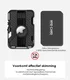 AULUMU G03 MagSafe Wallet met AirTag houder en Standaard Carbon Fiber Zwart afbeelding 8