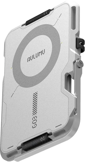 AULUMU G03 MagSafe Wallet met AirTag houder en Standaard Leer Bruin afbeelding 4