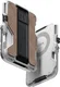 AULUMU G03 MagSafe Wallet met AirTag houder en Standaard Leer Bruin
