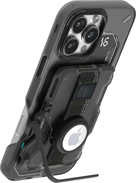 AULUMU G03 MagSafe Wallet Kaarthouder Multitool Standaard Grijs afbeelding 3
