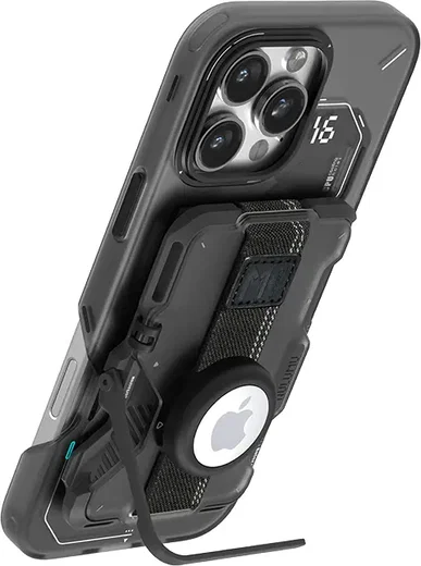 AULUMU G03 MagSafe Wallet Kaarthouder Multitool Standaard Grijs afbeelding 3